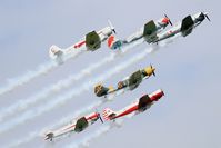 G-FUNK @ LFFQ - Yakovlev YAK-50, On display, La Ferté-Alais airfield (LFFQ) Airshow 2015 - by Yves-Q