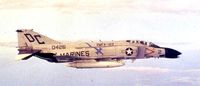 150426 - F-4B DC-2 Photo taken by wingman, Major W. L. Stein enroute back to Danang AB, South Vietnam 1968 from close air-support mission. - by Major William L. Stein, USMC