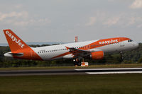 G-EZUA @ EGGD - Landing RWY 09 - by Dominic Hall