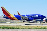 N932WN @ KBOI - Landing RWY 28L.
