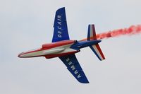 E139 @ LFFQ - Dassault-Dornier Alpha Jet E (F-UGFC), Athos 07 of Patrouille de France 2016, La Ferté-Alais airfield (LFFQ) Air show 2015 - by Yves-Q