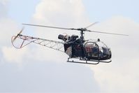 F-GKBS @ LFFQ - Eurocopter SE-313B Alouette II, La Ferté-Alais airfield (LFFQ) Air show 2015 - by Yves-Q
