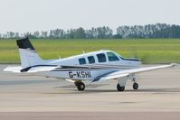 G-KSHI @ EGSH - Nice visitor, leaving Norwich. - by keithnewsome