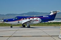 N852AL @ KBOI - Taxiing on Alpha. - by Gerald Howard