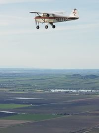 N8772D @ KMYV - Air to air - by Piper Cub Pilot