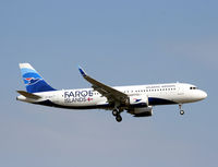 OY-RCK @ EKCH - The brand new A320NEO of Atlantic Airways OY-RCK. Landing rw 22L