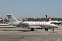 9H-VFH @ LMML - Bambardier Challenger 605 9H-VFH Vistajet - by Raymond Zammit