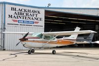 N9843C @ KJVL - Waiting around - by Glenn E. Chatfield