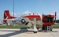 N9025Y @ KSBM - North American T-28C - by Mark Pasqualino