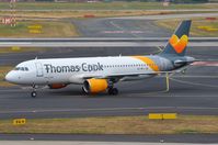 EC-MTJ @ EDDL - Arrival of Thomas Cook A320 - by FerryPNL