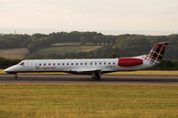 G-SAJJ @ EGGD - Landing RWY 27 - by Dominic Hall