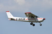 G-BOLW @ EGSH - Landing at Norwich. - by Graham Reeve