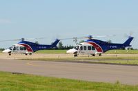 G-CIPW @ EGSH - About to leave for offshore with G-CJNI.