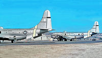 53-126 @ YPEA - Boeing HC-97G USAF 53-126 and USAF serial number 53-122 RAAF Base Pearce, possibly 21-26 December 1968. On stand by for an orbital U>S>A space flight.