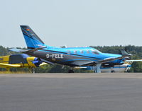 D-FELE @ EGTF - Socata TBM-930 at Fairoaks, departing for Bremen. (EDDW)