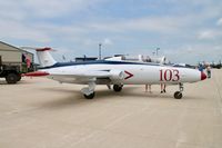 N777ZE @ KJVL - Displayed on the ramp - by Glenn E. Chatfield