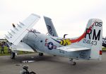 F-AZDP @ LFFQ - Douglas AD-4N (A-1D) Skyraider at the meeting aerien 2019, La-Ferte-Alais