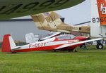 F-CCJY @ LFFQ - Scheibe SF-28A Tandem-Falke at the meeting aerien 2019, La-Ferte-Alais