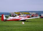 F-CCJY @ LFFQ - Scheibe SF-28A Tandem-Falke at the meeting aerien 2019, La-Ferte-Alais - by Ingo Warnecke