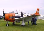 F-AYVF @ LFFQ - North American T-28B Trojan at the meeting aerien 2019, La-Ferte-Alais