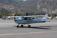 N704JH @ SZP - 1976 Cessna 150M, Continental O-200 100 Hp, taxi back - by Doug Robertson