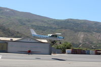 N704JH @ SZP - 1976 Cessna 150M, Continental O-200 100 Hp, on final Rwy 22 - by Doug Robertson