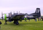 F-AZHN @ LFFQ - North American T-28C Trojan at the meeting aerien 2019, La-Ferte-Alais - by Ingo Warnecke