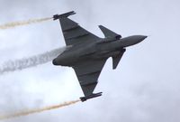 39268 @ EGVA - Gripen solo show at RIAT 2019 Fairford - by Chris Holtby