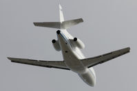 F-HDLJ @ LFPB - Rear underside view of Dassault F-900EX F-HDLJ departing Le Bourget LBG / LFPB Paris on 24Jun2011. - by Walnaus47