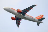 G-EZFR @ LFPG - Airbus A319-111, Take off rwy 27L, Roissy Charles De Gaulle airport (LFPG-CDG) - by Yves-Q