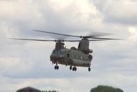 ZA708 @ EGVA - Lifting off at start of Chinook solo at RIAT 2019 Fairford