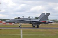 HN-406 @ EGVA - Hornet taking off for solo display at RIAT 2019 Fairford