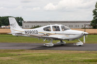 N590CD @ EGBR - Cirrus SR-22 N590CD, Breighton 21/7/19 - by Grahame Wills