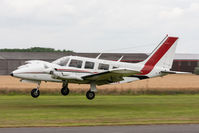 G-BBXK @ EGBR - Piper PA-34-200 Seneca G-BBXK, Breighton 21/7/19 - by Grahame Wills