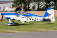 G-FOZY @ EGBR - Vans RV-7 G-FOZY, Breighton 21/7/19 - by Grahame Wills