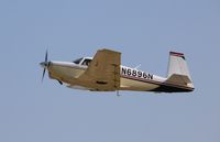 N6896N @ KOSH - Mooney M20C - by Mark Pasqualino