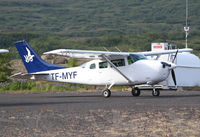 TF-MYF @ BIRL - Myflug Air Cessna U206F