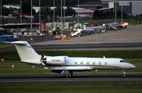 N120SB @ EGBB - Landing runway 15 at BHX - by Michael Vickers