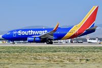 N451WN @ KBOI - Landing roll out on RWY 28L.
