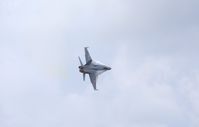 J-5011 @ EGVA - Wing vapour during Swiss Hornet solo at RIAT 2019 RAF Fairford - by Chris Holtby
