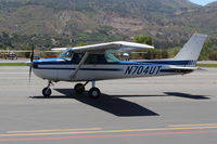 N704UT @ SZP - 1976 Cessna 150M, Continental O-200 100 Hp, taxi to Rwy 22 - by Doug Robertson