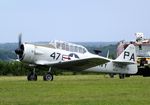 F-AZRB @ LFFQ - North American SNJ-5 (T-6) Texan at the Meeting Aerien 2019, La-Ferte-Alais - by Ingo Warnecke