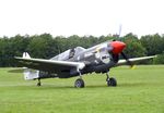 F-AZKU @ LFFQ - Curtiss P-40N Warhawk at the Meeting Aerien 2019, La-Ferte-Alais - by Ingo Warnecke