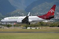 5R-EBA @ FMEE - Landing rwy 14 - by Mickael Payet