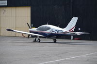 G-CGZI @ EGTF - Socata TB-21 Trinidad GT at Fauroaks. - by moxy