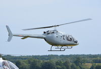 G-DONE @ EGTF - Bell 505 departing Fairoaks. - by moxy