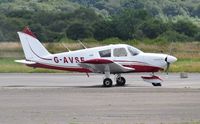 G-AVSE @ EGFH - Visiting Cherokee 180. - by Roger Winser