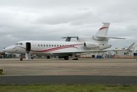 N748FJ @ YMAV - Port side view of Dassault Falcon 7X N748FJ Cn 48 on static display at the Avalon International Airshow on Saturday 04Mar2011. This was a Dassault/Falcon Jet Company Demo aircraft. I also saw this aircraft at the Paris Air Show at Le Bourget on 24Jun2011.