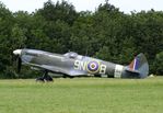G-MXVI @ LFFQ - Supermarine Spitfire LF XVIe at the Meeting Aerien 2019, La-Ferte-Alais - by Ingo Warnecke