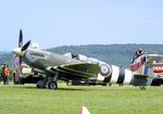 G-LFIX @ LFFQ - Supermarine Spitfire LF IX (T IX) at the Meeting Aerien 2019, La-Ferte-Alais